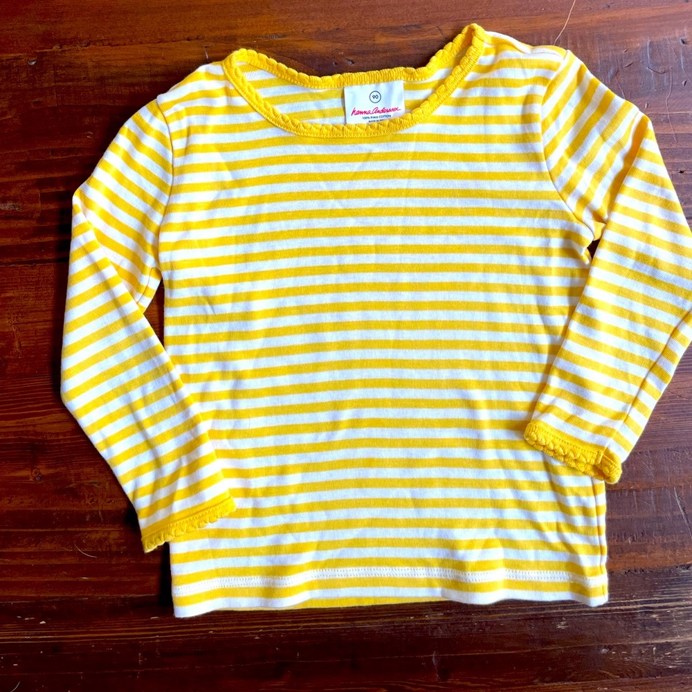 2 long sleeve Hanna Andersson size 3 (90 cm Euro) super soft 100% Pima Cotton
